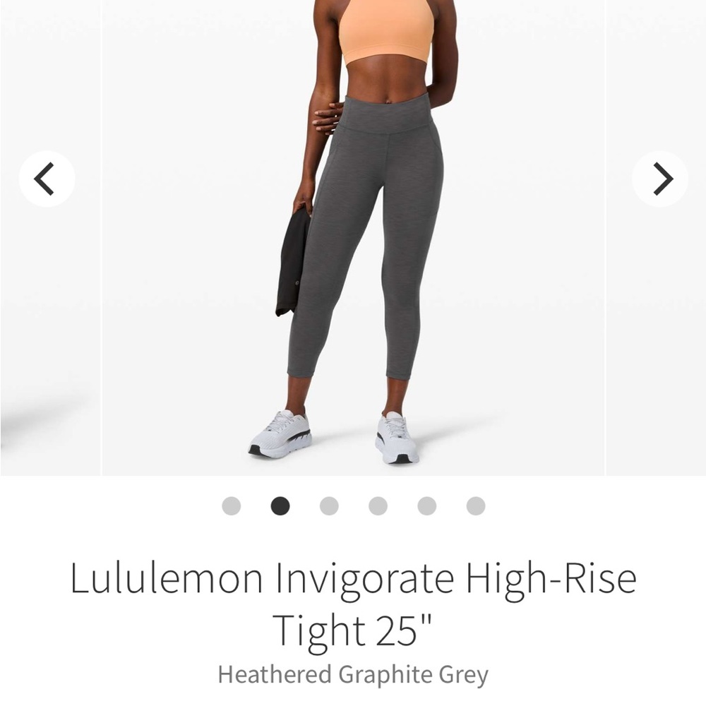 Lululemon invigorate legging 25”